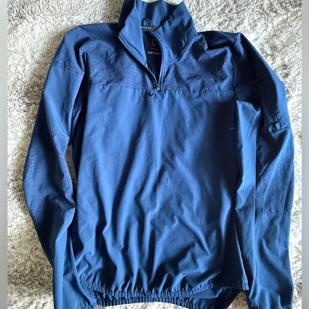 Adidas Running SuperNova Quarter Zip Pullover  Wind jacket Mens Small